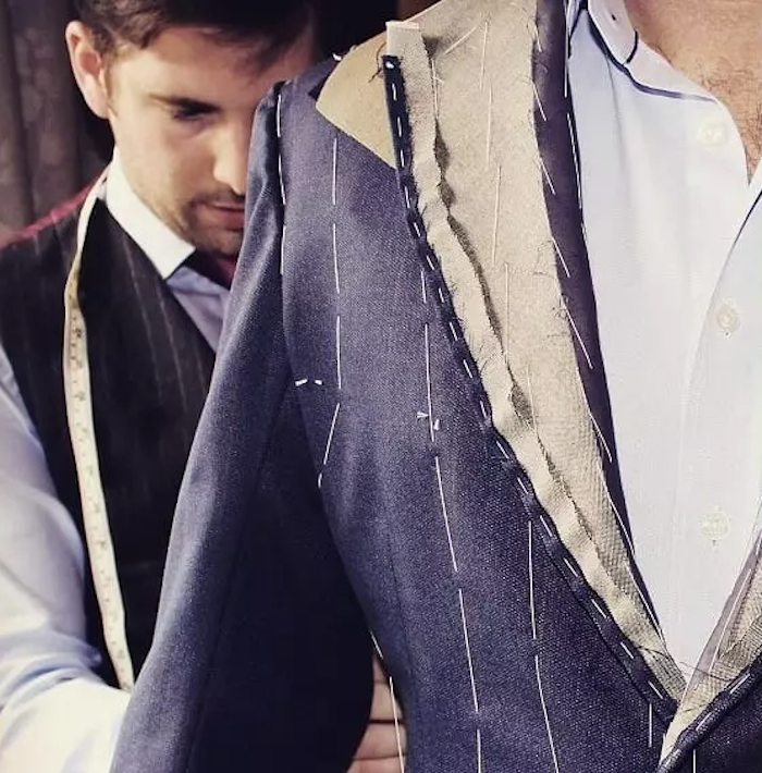 Measuring and fitting a Savile Row suit in Boston